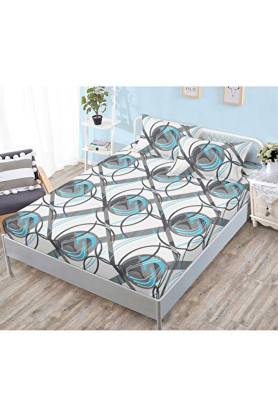 naniland.ro Husa de pat cu elastic 3 piese Ledger HP063