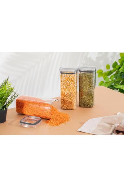 Geseus Long Square Airtight Food Storage Container 12 Pieces 3100 ml