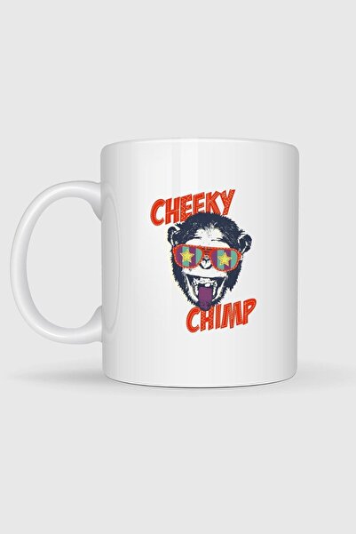 Bahriyeli Collection Orangutan Chimpanzee Euclidean Animal Design Mug Cup