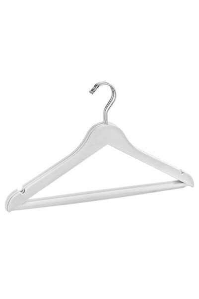 NIOVEL Cuiere din plastic NLV Lux, albe, cu aspect de lemn, 3 buc.