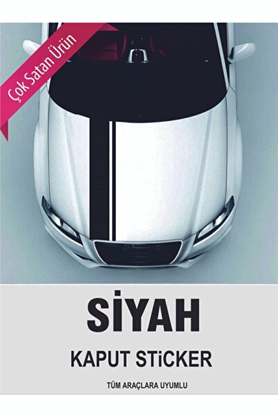 EYBA STİCKER ملصق ماستر ديزاين دينيسون للغطاء الأمامي باللون الأسود 068