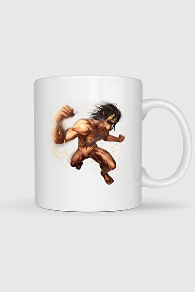 Bahriyeli Collection Attack on Titans Eren Designed Mug Cup