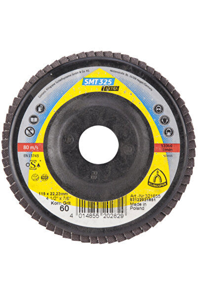 KLİNGSPOR Εμπρόσθιος ελασματοειδής δίσκος 115 mm 60