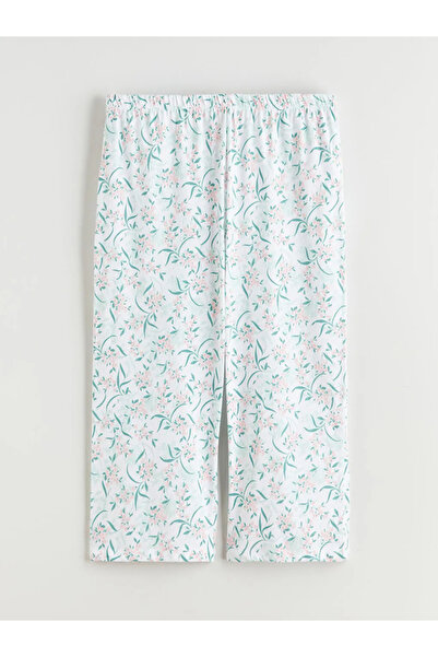 LC Waikiki Crew Neck Floral Women's Capri Pajama Set