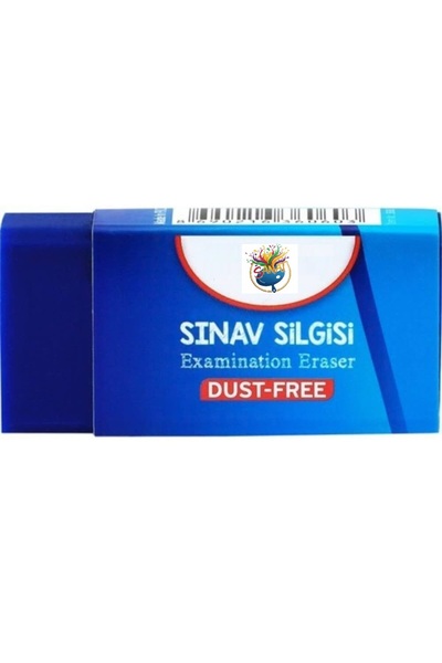 Palet Sanat 1 Adet Mavi Sınav Silgisi Yumuşak kenar, Kompakt form, PVC/fitala...