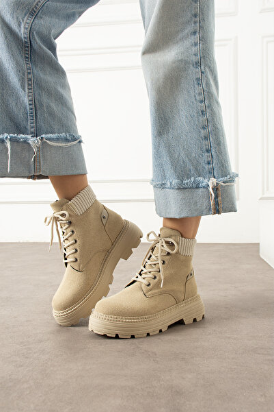 pasyone Бежеві жіночі елегантні чоботи