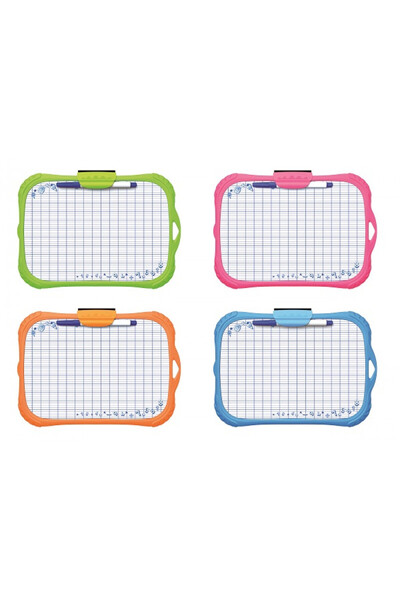 KEYROAD Children's whiteboard, double-sided, 28x20 cm, with pen