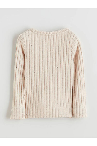 LC Waikiki Момичешка тениска с кръгло деколте