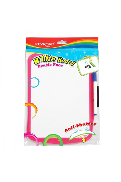 KEYROAD Children's whiteboard, double-sided, 28x20 cm, with pen