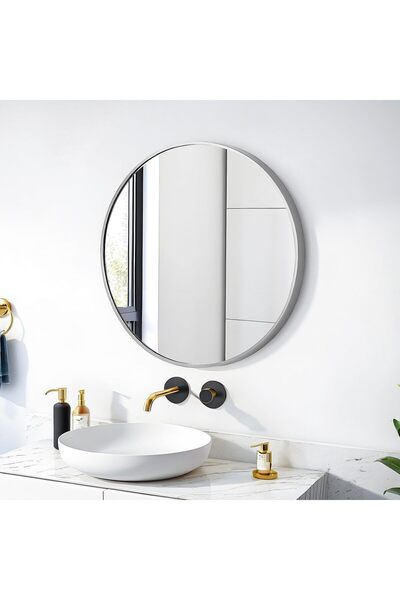 BUNCA Acrylic Round Wall Mounted Mirror - Modern Shatterproof Safe High Clarity Mirror, Decorative Mirrors 🪞