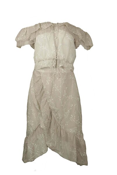 ONLY Camilla Grey Dress and Top Set - XS, Grey, 100% polyester fiber