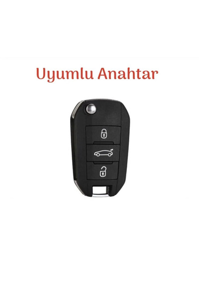 bigkey Peugeot - Citroen - Opel Sustali Material Pink Key Cover Compatible