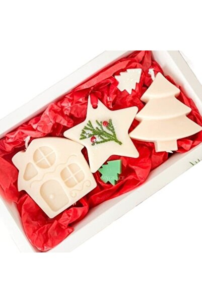 MYGRACE Cadou de Crăciun/Secret Santa – set lumânări parfumate ceară vegetală