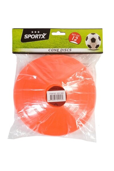 Sportx Set 12 conuri fotbal SportX, pentru copii, portocalii