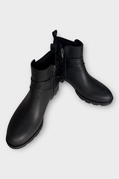 Liger Γυναικείες κλασικές μπότες με φερμουάρ ΜΑΥΡΟ