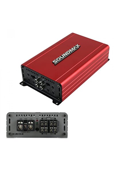 Soundmax SX-LM4125.4D Oto Anfi Stereo 4X125W 4 Kanal