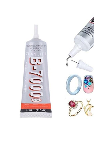 Zhanlida غراء صناعي شفاف فائق الجودة B7000 لأحجار الراين والمجوهرات