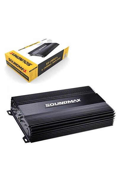 Genel Markalar SX-2850.4 Oto Anfi Stereo 4X60 Watt 4 Kanal