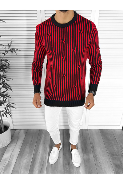 dehaine Men's striped sweater, T3575