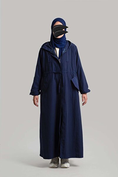 Emare Raincoat - Navy Blue