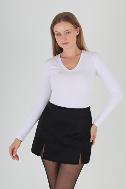 GIANT BASIC V-Neck Long Sleeve Blouse Women's Body/Blouse/Badi