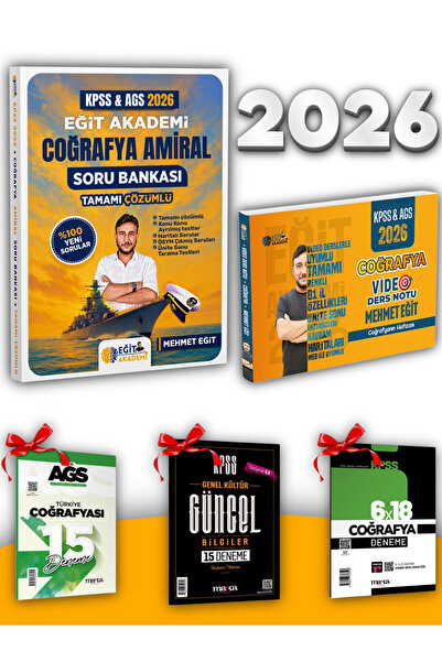 Eğit Akademi 2026 KPSS MEB-AGS Mehmet Eğit Amiral Soru Bankası Video Ders Notu
