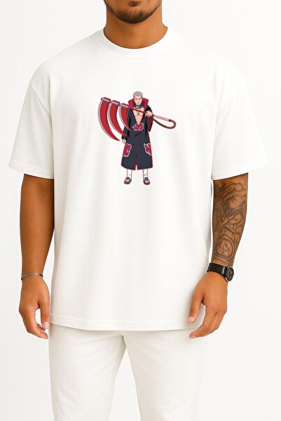 Bahriyeli Collection قصة فضفاضة تي شيرت هيدان كاكوزو ديدارا إيتاشي أوتشيها ناروتو بتصميم صدر للجنسين