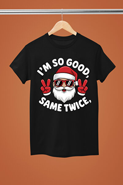 MAGORS تي شيرت قطني بأكمام قصيرة ذو تصميم عادي ومضحك بطابع عيد الميلاد نويل ي...