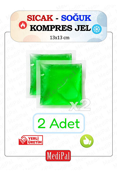 MediPal 2 Adet Termojel - Yeşil - Cold Pack - Buz Paketi - Sıcak Soğuk Kompre...