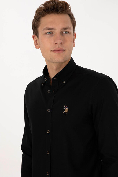 U.S. Polo Assn. Novaya025K Black Men's Shirt 2225619