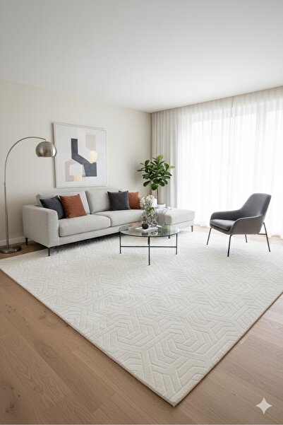 Dinarsu Armoni Kaymaz Tabanlı Makinada Yıkanabilir Halı