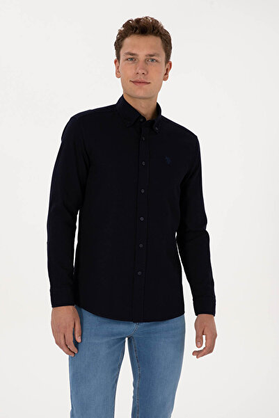 U.S. Polo Assn. Arsal Navy Blue Men's Shirt 2236556