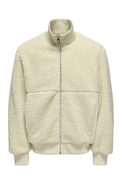 Only & Sons Onsray Sherpa Ecru Men's Jacket 22034703