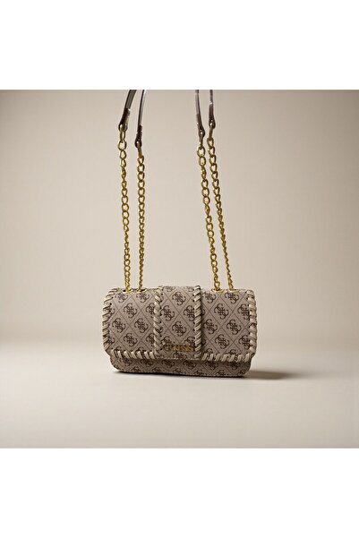 Gözde Mağazacılık حقيبة كتف نسائية ذات مظهر أنيق مع تفاصيل محبوكة