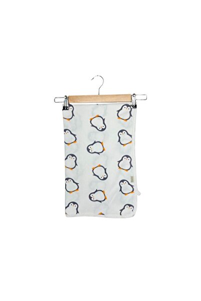 asell store بطانية أطفال منقوشة على شكل بطريق - 12 شهرًا - يوني