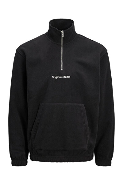 Jack & Jones Vesterbro Erkek Siyah Polar Sweatshirt (12262981-B)