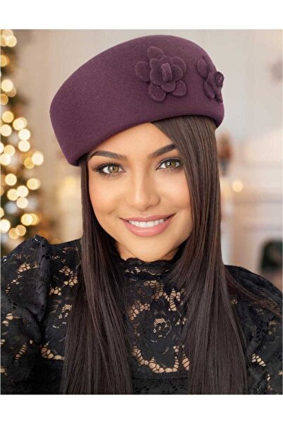 Confortino Palarie dama lux din fetru tip toca Marchiza - marime UNICA, REGLA...