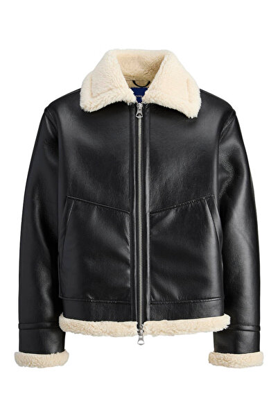 Jack & Jones Jorliverpool Aviator Black Men's Jacket 12282948