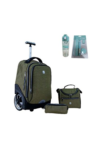 Generic WIRES Big wheels trolley 19" with lunch bag and pencil case