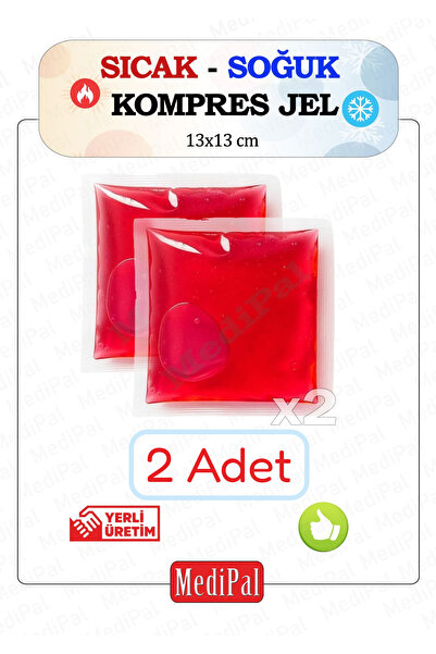MediPal 2 Adet Termojel - Kırmızı - Cold Pack - Buz Paketi - Sıcak Soğuk Komp...