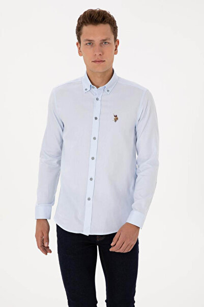 U.S. Polo Assn. Cedcolor025K Açık Mavi Erkek Gömlek 2225466