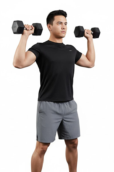 Delta 1.5 KG x 2 Adet Dambıl Plastik Köşeli Dumbell Ağırlığı | Ev & Salon Egzersizleri Güç Antrenmanı