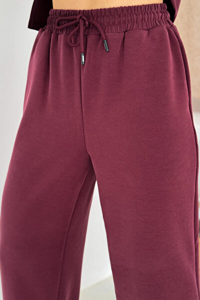 Mogi Butik Premium Modal Fabric Wide Leg Palazzo Women's Trousers 3113