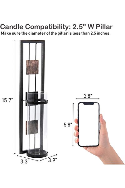 Shelving Solution Wall Sconce Candle Holder Metal Wall Decorations for Living Room, Bathroom, Dining