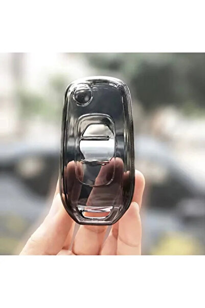 Skilit RENAULT MEGANE 4 CLIO 5 KADJAR CAPTUR ŞEFFAF-FÜME SUSTALI ANAHTAR KILIFI