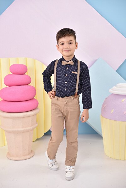 Tiril Tiril Хлопчачий костюм з сорочкою на бретельках і краваткою-метеликом