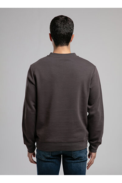 Lee Cooper Round Neck Brown Men's Sweatshirt 261 Lcm 241042 Dorres Brown
