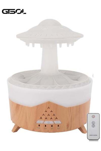 PopZa جهاز ترطيب وناشر الروائح العطرية GTSOL برائحة الخشب - 350 مل