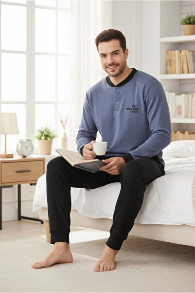 MORRO Comfortable Interlock Winter Soft Men's Home Wear |   Men's Pajama Set