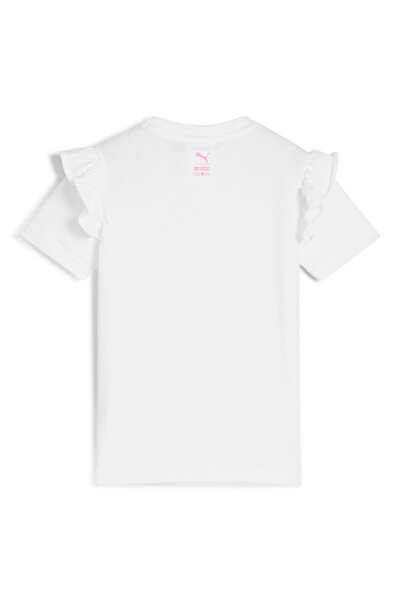 Puma Plain White T-Shirt for Girls 63238602-Puma X Hello Kitty & Frien